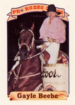 1991 Rodeo America Set A #31 Gayle Beebe Front